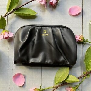 NWOT Black makeup bag